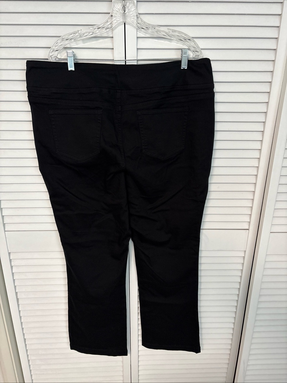 Belle By Kim Gravel TripleLuxe Twill Baby Boot Cut Jeans 20W Regular Black